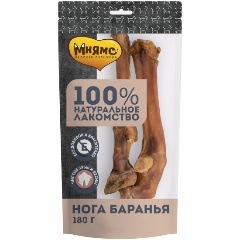 Изображение товара Лакомство Мнямс для собак Нога баранья 180г