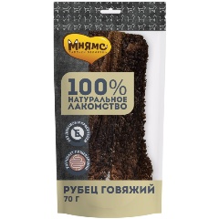 Изображение товара Лакомство Мнямс для собак Рубец говяжий 70г