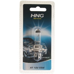 Изображение товара Автомобильная лампа HNG H7 55W PX26d 12V комплект галогеновые лампы