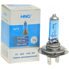 Изображение товара Лампа автомобильная HNG H7 70W PX26d 24V, HNG-24770