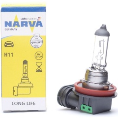 Изображение товара Лампа автомобильная NARVA Longlife H11 55W PGJ19-2 12V, 1шт, 480783000