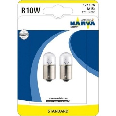 Изображение товара Автомобильные лампы NARVA R10W BA15s 12V комплект 2 шт.