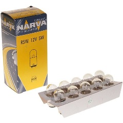Изображение товара Лампа автомобильная NARVA R5W BA15d 12V, 1шт, 171723000
