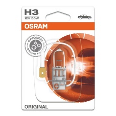 Изображение товара Лампа автомобильная OSRAM H3 55W PK22s 12V, 64151бл