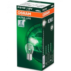 Изображение товара Лампа автомобильная OSRAM P21/5W BAY15d 12V, 1шт, 7528ULT