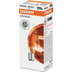 Изображение товара Лампа автомобильная OSRAM R5W BA15d 24V, 1шт, 5626