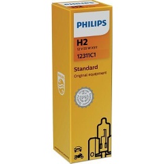 Изображение товара Лампа автомобильная PHILIPS H2 55W X511 12V, 1шт, 12311C1