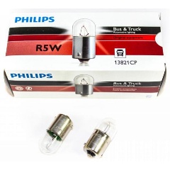 Изображение товара Лампа автомобильная PHILIPS R5W BA15s 24V, 1шт, 13821CP
