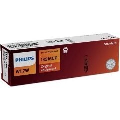 Изображение товара Лампа автомобильная PHILIPS W1.2W W2x4.6d 24V, 1шт, 13516CP
