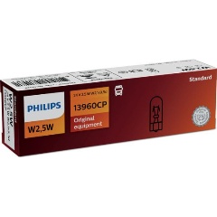 Изображение товара Лампа автомобильная PHILIPS W2W W2.1x9.5d 24V, 1шт, 13960CP