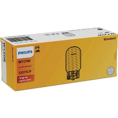 Изображение товара Лампа автомобильная PHILIPS Yellow WY21W W3x16d 12V, 1шт, 12071CP