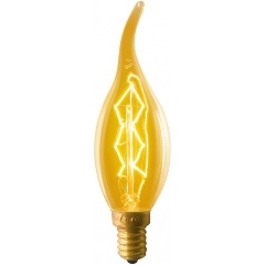 Изображение товара Лампа накаливания UNIEL IL-V-CW35-60/GOLDEN/E14 ZW01