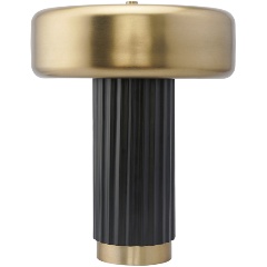 Изображение товара Лампа настольная Bergenson Bjorn Stone, 28х35 см, черная/золотистая (BB0000430)