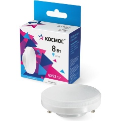 Изображение товара КОСМОС 8Вт 220В GX53 4500К Lksm_LED8wGX5345C