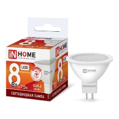 Изображение товара IN HOME LED-JCDR-VC 8Вт 230В GU5.3 6500К 720лм 4690612024721