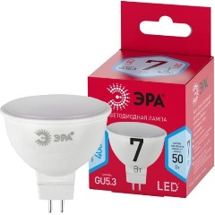 Изображение товара ЭРА RED LINE LED MR16-7W-840-GU5.3 Б0050690