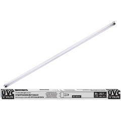 Изображение товара Лампа ультрафиолетовая бактерицидная EFL-T8-30/UVCB/G13/CU/V Спектр UVC 253,7нм. Картон. ТМ Volpe