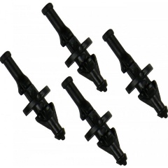 Изображение товара Резиновые стойки для монтажа вентиляторов Lamptron Black LAMP-RS3002