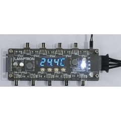 Изображение товара Панель управления вентиляторами и подсветкой Lamptron LP801 Fan Control LAMP-LP801