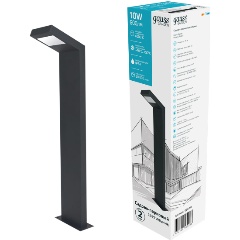 Изображение товара Ландшафтный светильник Gauss LED Electra 10W, 600Lm, 4000K, 134x137x580mm, 170-240V / 50Hz, IP54,1/4