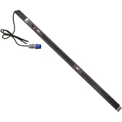 Изображение товара Блок розеток вертикальный с общим мониторингом LANMASTER по IP, 1-фазный, 32A, 6xC19 + 36xC13, шнур 3 метра, вилка IEC309 (TWT-PDVMT1-6x36-32A)