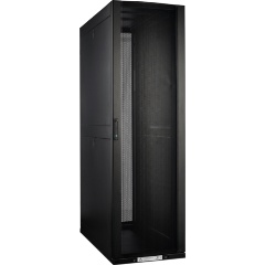 Изображение товара Шкаф серверный LANMASTER DCS LAN-DC-CBP-42Ux8x12, 42U, черный, с перфорированными дверьми, без боковых панелей