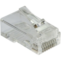 Изображение товара Коннектор LANMASTER RJ45 тип EZ, 8P8C, UTP, Cat.5e, универсальный, покрытие 50 микрон,100 шт.