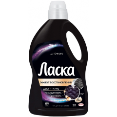 Изображение товара Гель для стирки ЛАСКА Восстановление для темного белья, 3 л