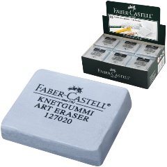 Изображение товара Ластик-клячка художественный FABER-CASTELL, 40х35х10 мм, серый, 127220
