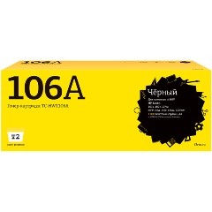 Изображение товара Картридж лазерный T2 TC-HW1106A (W1106A) для HP Laser 107a/107r/107w/HP Laser MFP135a/MFP135r/MFP135w/MFP137fnw. с чипом 1000 стр.