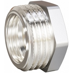 Изображение товара Футорка LD DN25х20 (1"НР х 3/4" ВР) латунь никель