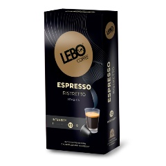 Изображение товара Кофе в капсулах LEBO Espresso ristretto 10 капсул (для кофемашин Nespresso)