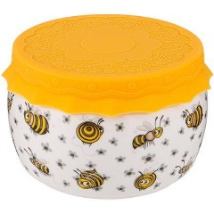 Изображение товара Банка LEFARD с силиконовой крышкой "пчелы", 500 мл. 359-578