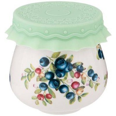 Изображение товара Баночка с силиконовой крышкой LEFARD "голубика", 180 мл. 359-313