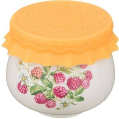 Изображение товара Баночка LEFARD с силиконовой крышкой "малина", 180 мл. 359-315