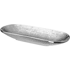 Изображение товара Блюдо для сервировки LEFARD 41x15x5,5 см из керамики серебристое овальное