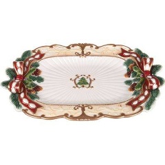 Изображение товара Блюдо из керамики LEFARD елка 45x30x3 см для новогоднего стола