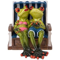 Изображение товара Фигурка декоративная LEFARD "лягушки на отдыхе" 16х11,2х11,2 см