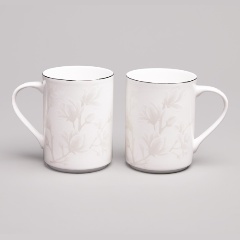 Изображение товара Набор кружек LEFARD Медиссон 2 шт. фарфор для чая белый