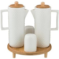 Изображение товара Набор для специй LEFARD "native" 4 шт. на подставке, 300 мл. 587-140