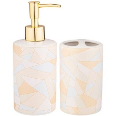 Изображение товара Набор для ванной комнаты LEFARD 2 пр. 370 мл, 7,3х7,3х18см