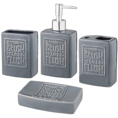 Изображение товара Набор для ванной комнаты LEFARD 4 предмета 370 мл тонкая керамика