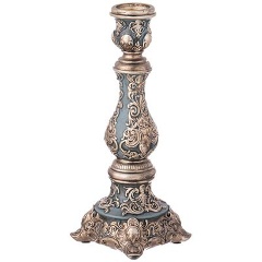 Изображение товара Подсвечник LEFARD рококо 25 см стекло и полистоун стильный интерьерный декор