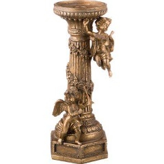 Изображение товара Подсвечник LEFARD с амурчиком 10х10х26 см.