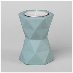 Изображение товара Подсвечник со свечой LEFARD 8.5х8.5х12.5 см (374-124)