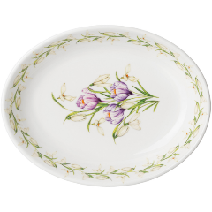 Изображение товара Овальное блюдо LEFARD Sunday из фарфора 25x19,5 см, универсальное