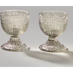 Изображение товара Набор подставок под яйцо LEFARD Tempo grey 2 шт. стекло 5,5х5,5х6 см