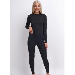Изображение товара Леггинсы (термо) CLEVER LL018к женские, цвет чёрный, размер 42