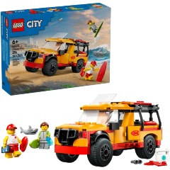 Изображение товара LEGO City 60453 Пляжный спасательный грузовик для спасателей набор с аксессуарами