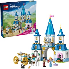 Изображение товара Конструктор LEGO Disney 43275 Замок Золушки и конная карета